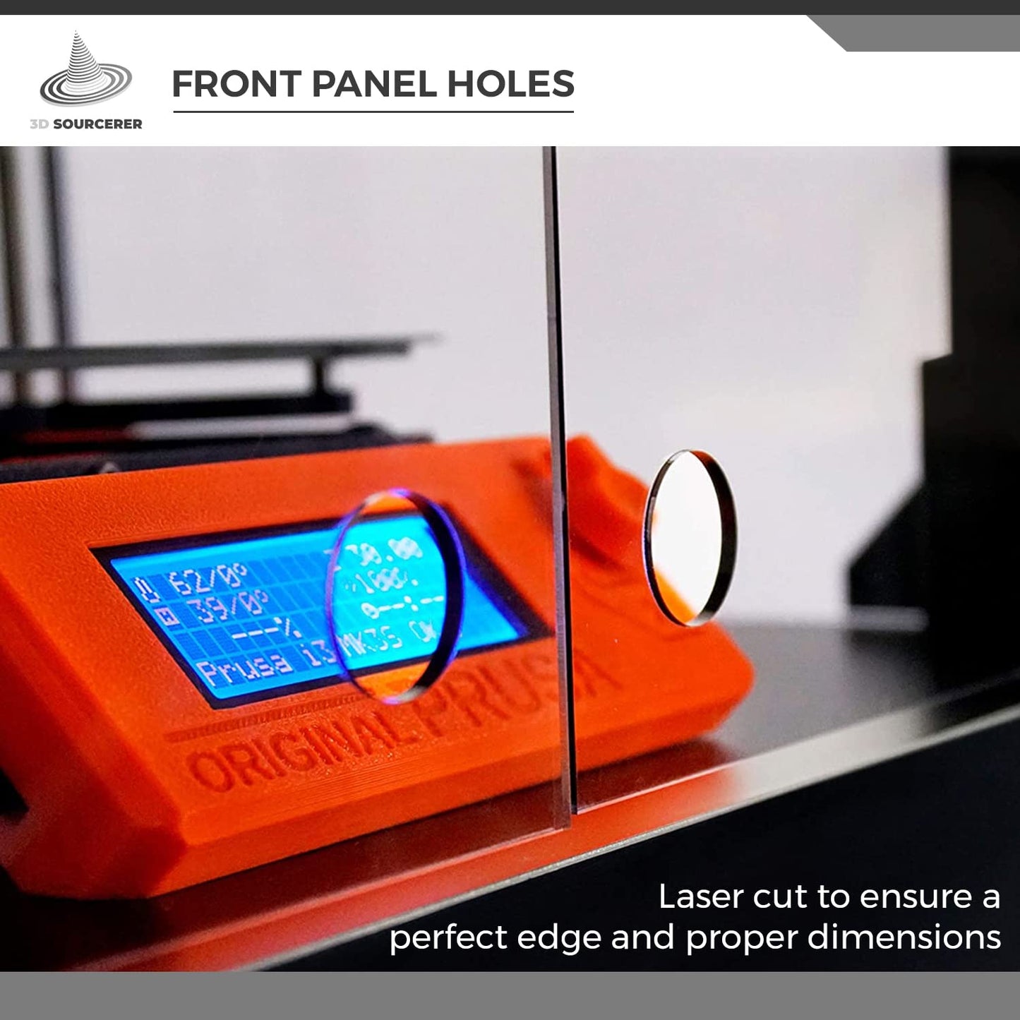 V2 Prusa IKEA Lack Plexiglass Enclosure Kit with Magnets