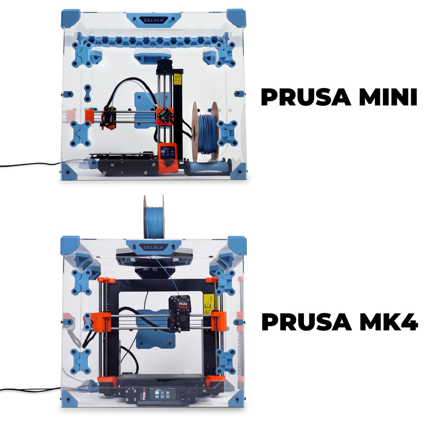 DELACK 3D Printer Enclosure Kit with LED Light