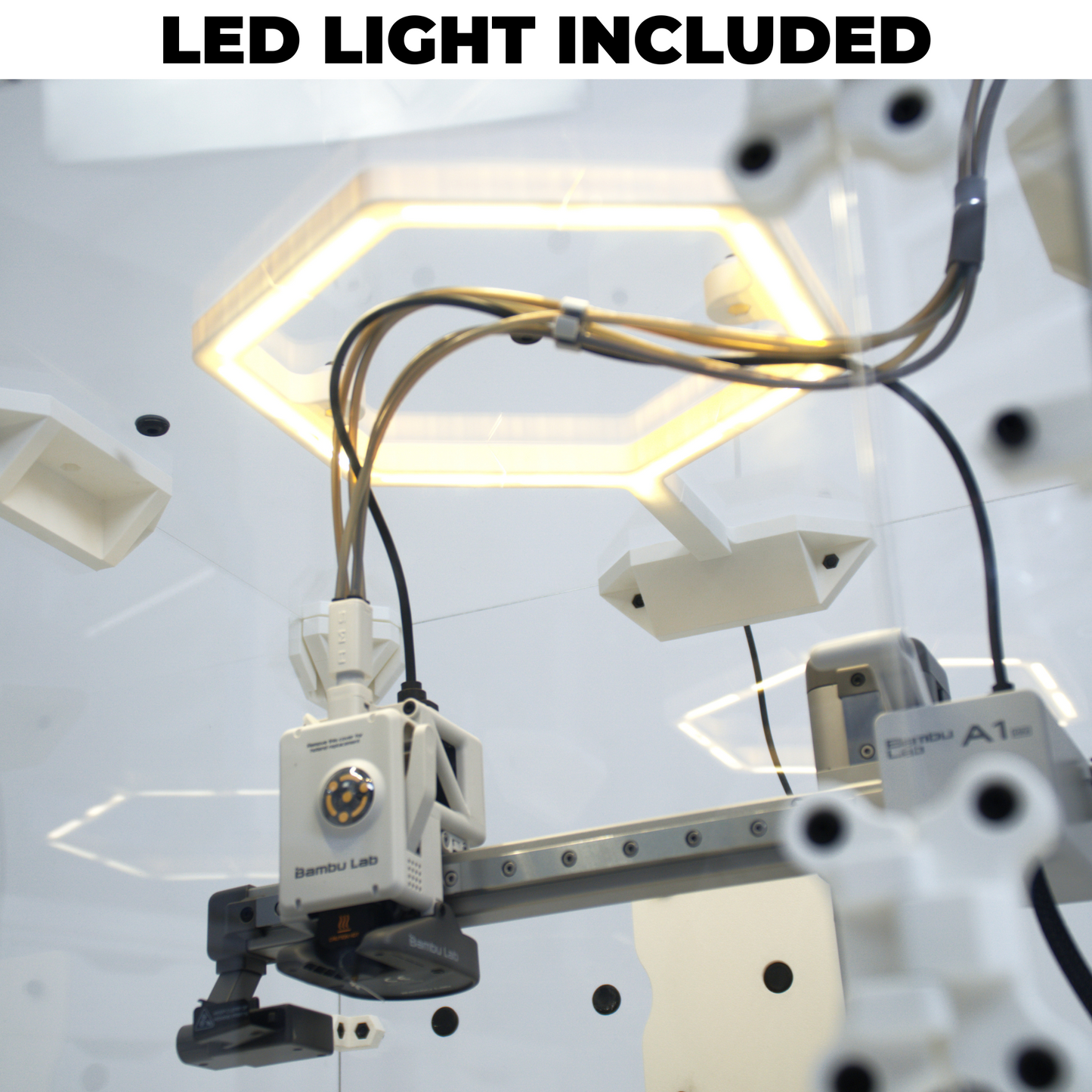 DELACK 3D Printer Enclosure Kit with LED Light