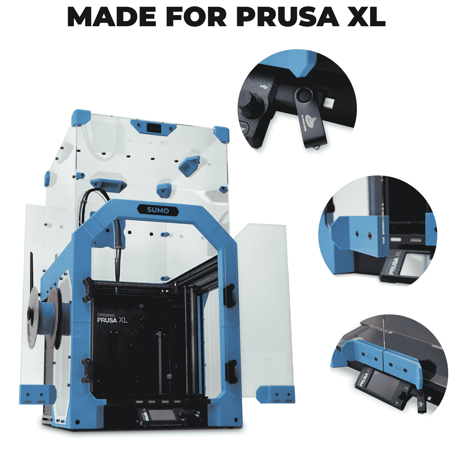 SUMO 3D Printer Enclosure Kit for the Prusa XL