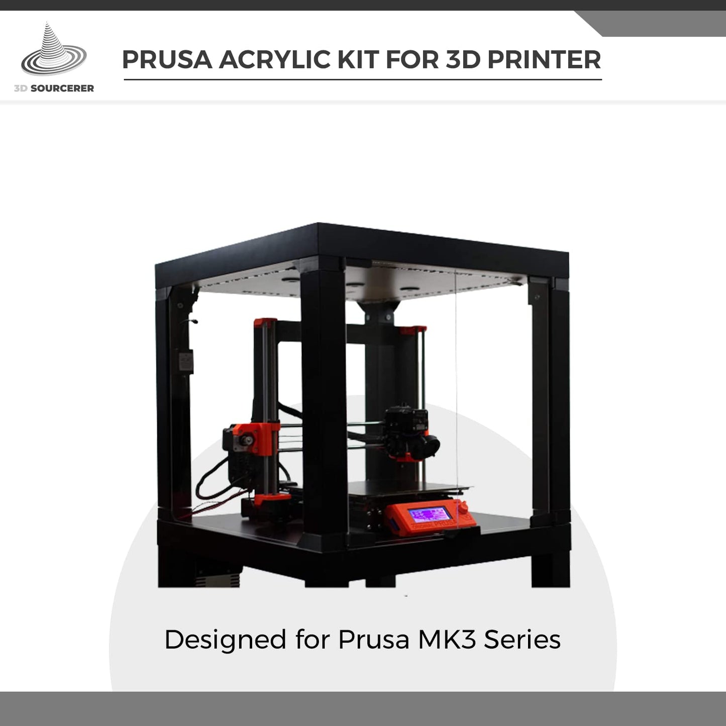 V1 Prusa IKEA Lack Plexiglass Enclosure Kit with Magnets
