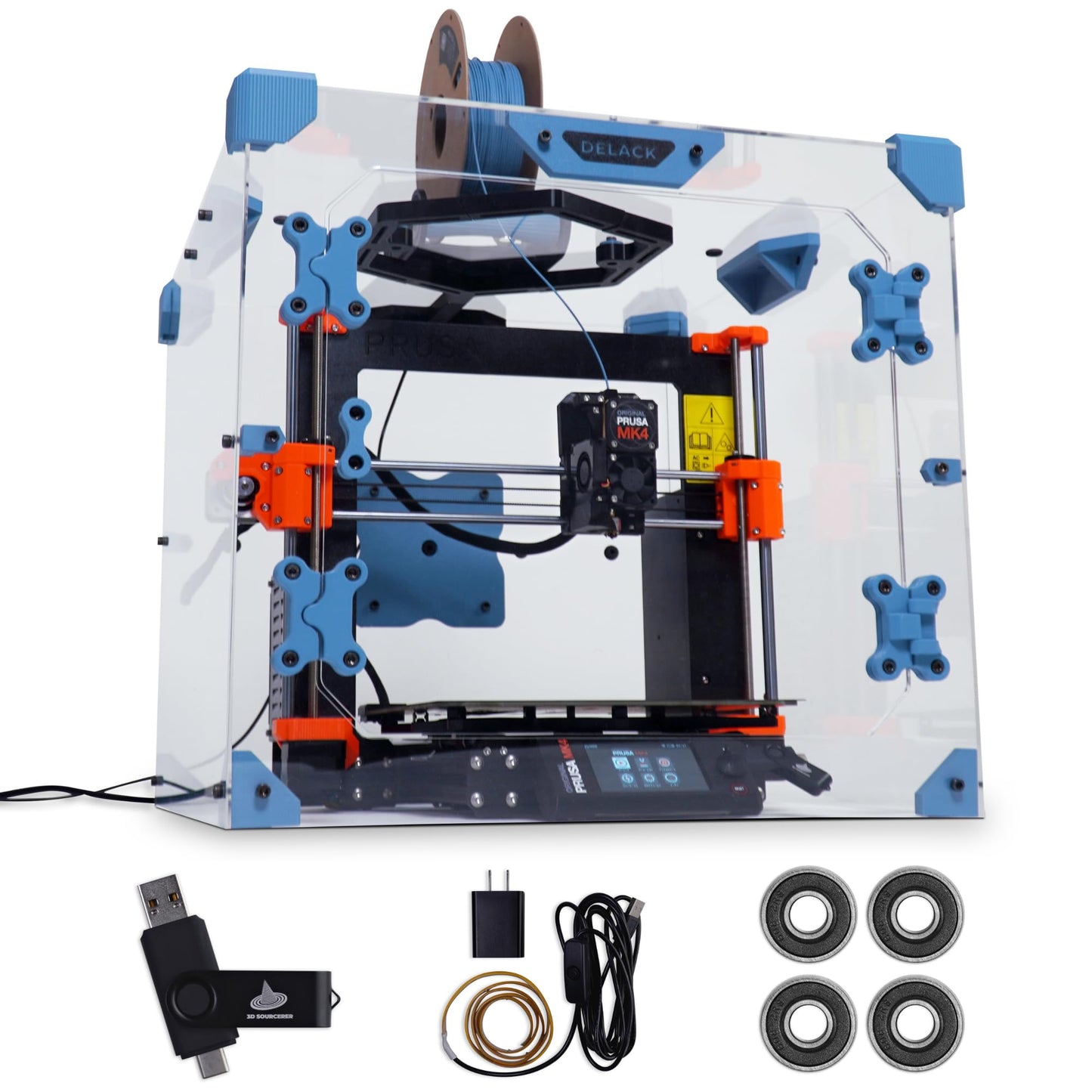 DELACK 3D Printer Enclosure Kit with LED Light